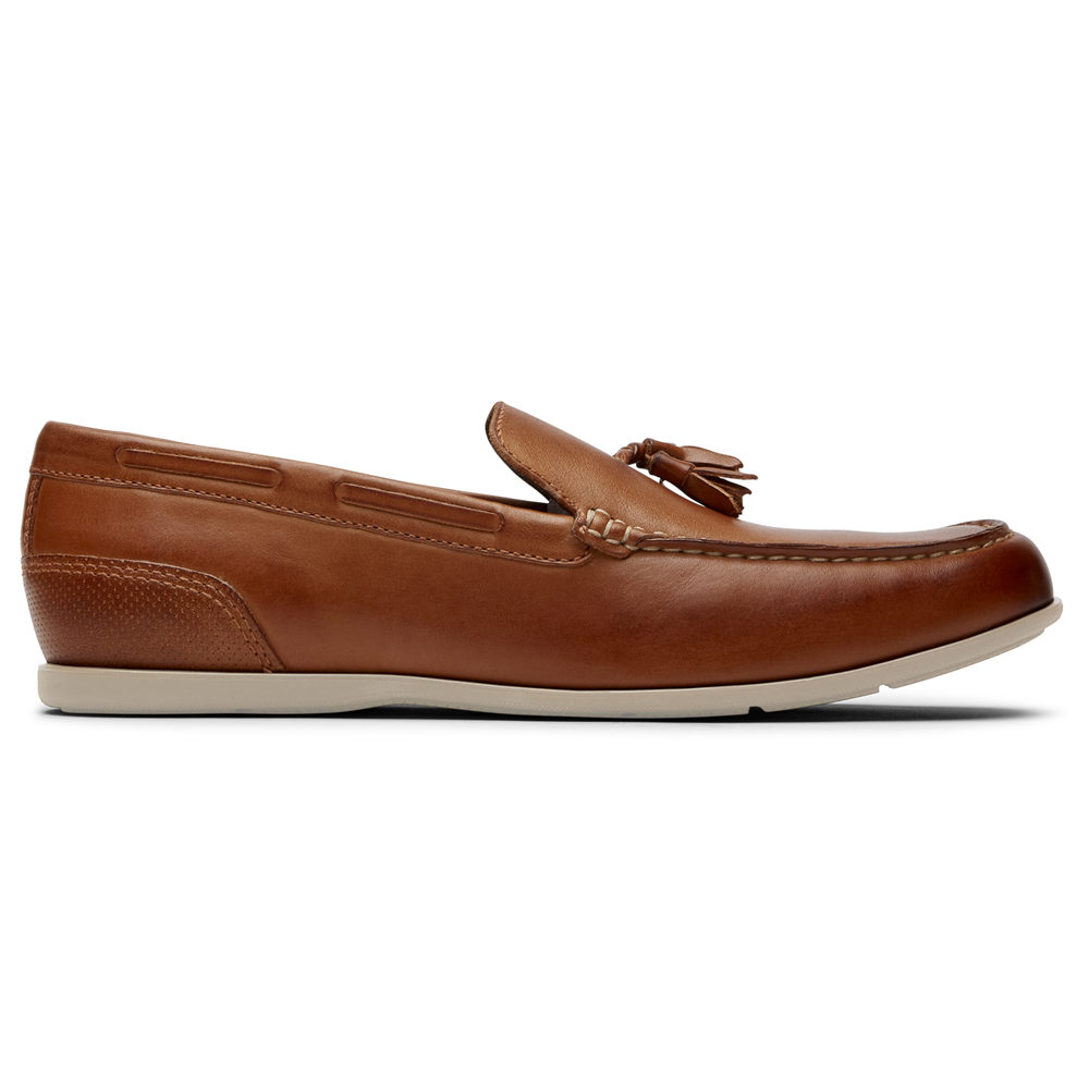 Rockport Mens Malcom Tassel - Loafers Brown - HBL387506